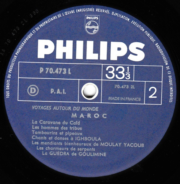 Various - Maroc | Philips (P 70.473 L) - 4