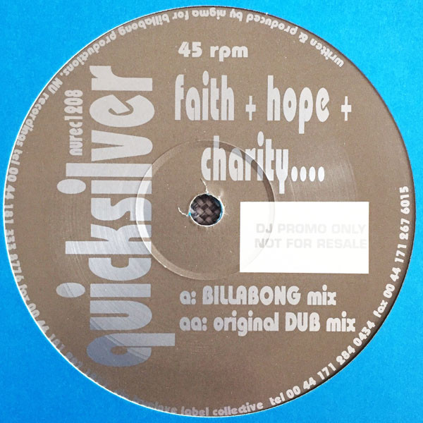 Quicksilver - Faith + Hope + Charity.... | NU recordings (nurec 1208) - main