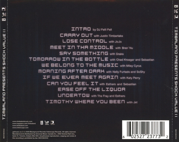 Timbaland - Shock Value II | Interscope Records (B001364502) - 2 Timbaland - Shock Value II | Interscope Records (B001364502) - 2