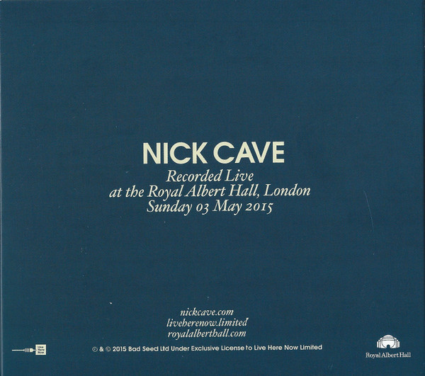 Nick Cave - Live At The Royal Albert Hall | Live Here Now (NCLHN2CD) - 4