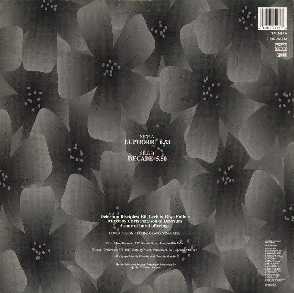 Delerium - Euphoric | Third Mind Records (TM 2417 6) - 2