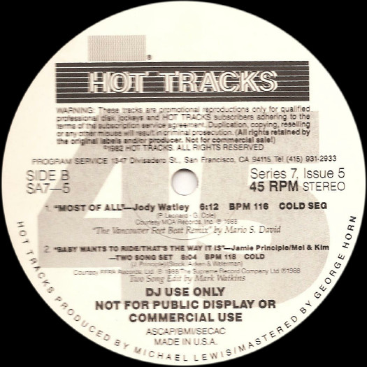 Various - Hot Tracks Series 7, Issue 5 | Hot Tracks (SA 7-5) - 2