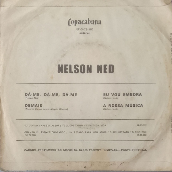 Nelson Ned - Dá-me, Dá-me, Dá-me | Copacabana (EP-S-73-165) - 2