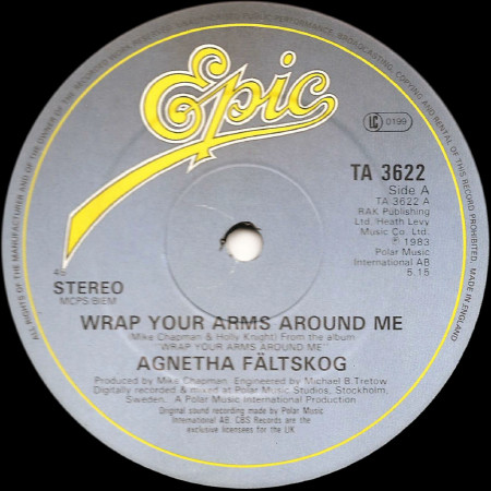 Agnetha Fältskog - Wrap Your Arms Around Me | Epic (TA 3622) - 3 Agnetha Fältskog - Wrap Your Arms Around Me | Epic (TA 3622) - 3