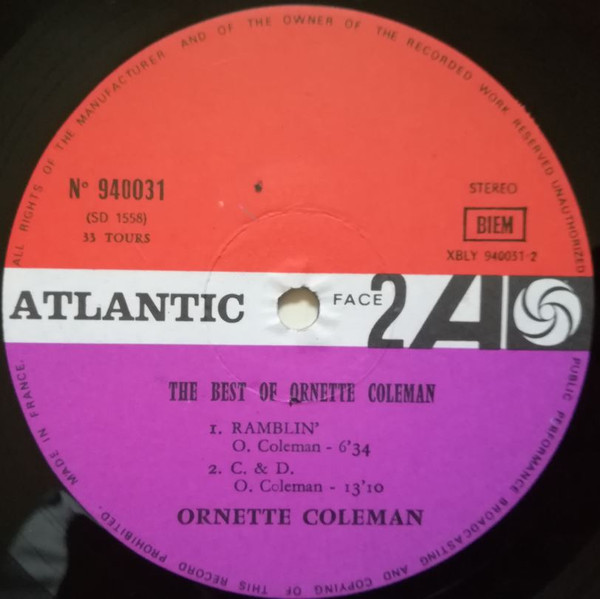 Ornette Coleman - The Best Of Ornette Coleman | Atlantic (940031) - 4