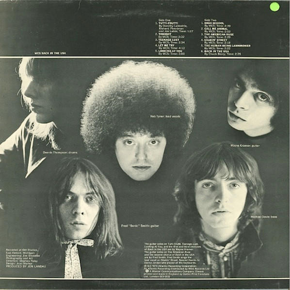 MC5 - Back In The USA | Atlantic (K50346) - 2 MC5 - Back In The USA | Atlantic (K50346) - 2