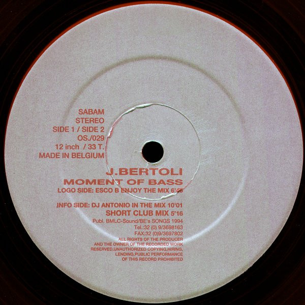 J. Bertoli - Moment Of Bass | Oscillator (OS. 029) - 2