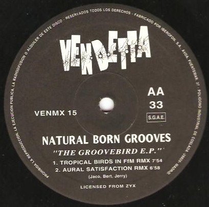 Natural Born Grooves - The Groovebird EP | Vendetta Records (VENMX 15) - 3