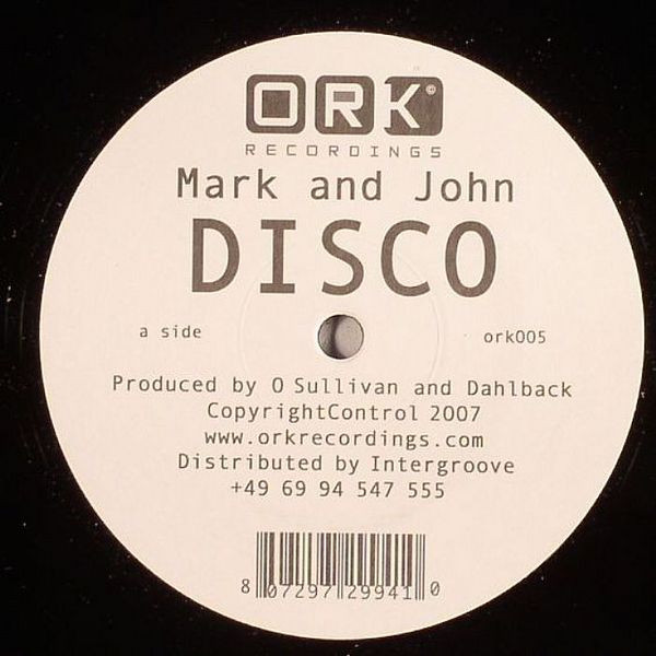 Mark & John / Fish Go Deep - Disco / ESL | Ork Recordings (ork005) - main Mark & John / Fish Go Deep - Disco / ESL | Ork Recordings (ork005) - main