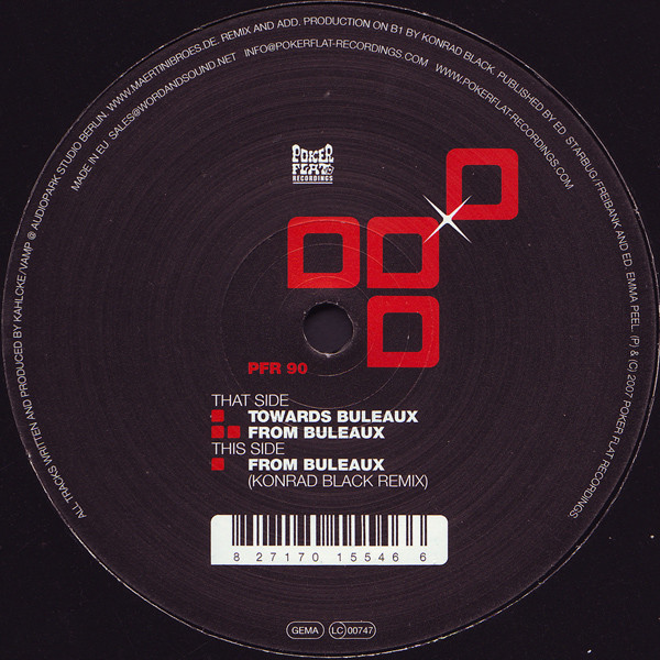 Märtini Brös. - From Buleaux | Poker Flat Recordings (PFR 90) - 2