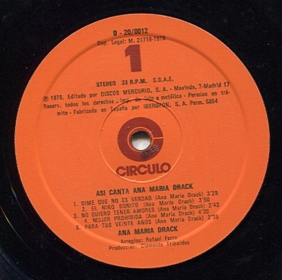 Ana María Drack - Ana Maria Drack | Circulo (D-20/0012) - 3
