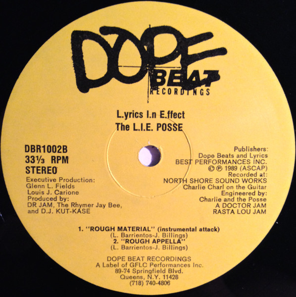 L.yrics I.n E.ffect - Rough Material | Dope Beat Recordings (DBR1002) - 2 L.yrics I.n E.ffect - Rough Material | Dope Beat Recordings (DBR1002) - 2