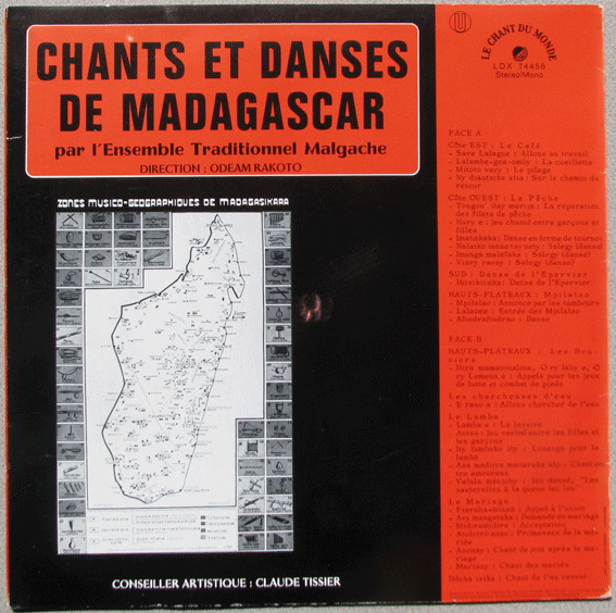 L'ensemble Traditionnel Malgache - Chants Et Danses De Madagascar | Le Chant Du Monde (LDX 74456) - 2 L'ensemble Traditionnel Malgache - Chants Et Danses De Madagascar | Le Chant Du Monde (LDX 74456) - 2