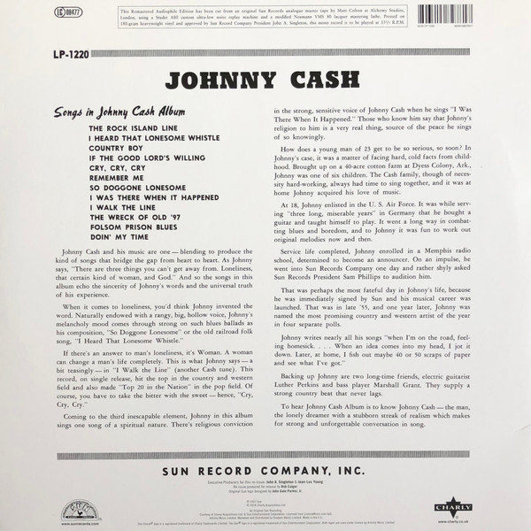 Johnny Cash - With His Hot And Blue Guitar | Sun (1220) - 2