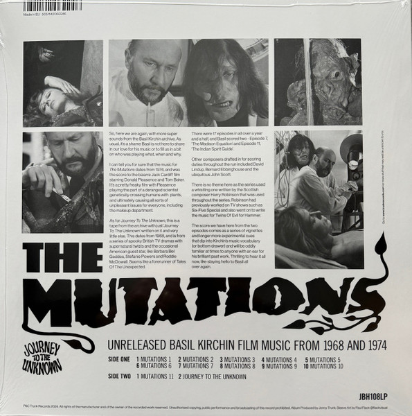 Basil Kirchin - The Mutations (Unreleased Basil Kirchin Film Music From 1968 And 1974) | Trunk Records (JBH108LP) - 2 Basil Kirchin - The Mutations (Unreleased Basil Kirchin Film Music From 1968 And 1974) | Trunk Records (JBH108LP) - 2