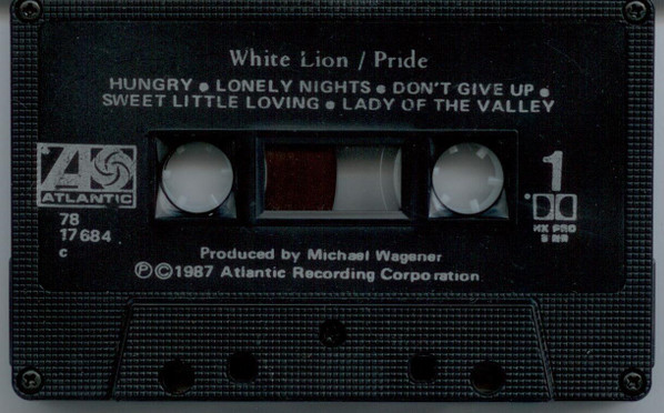 White Lion - Pride [Cassette] | Atlantic (78 17684) - 3