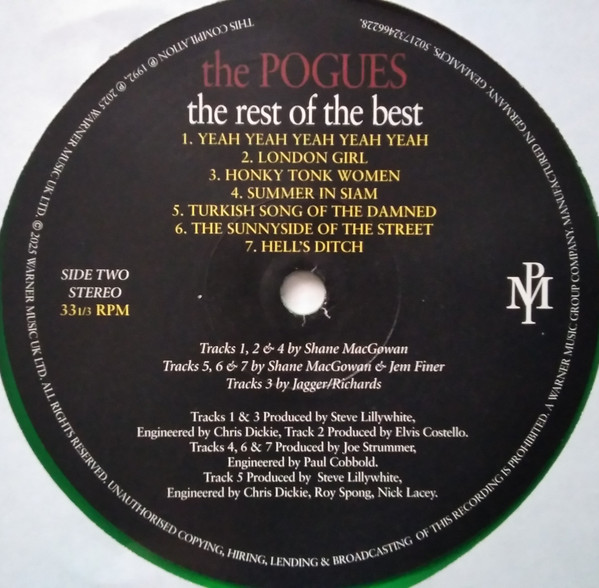 The Pogues - The Rest Of The Best | Pogue Mahone Records (5021732466228) - 4