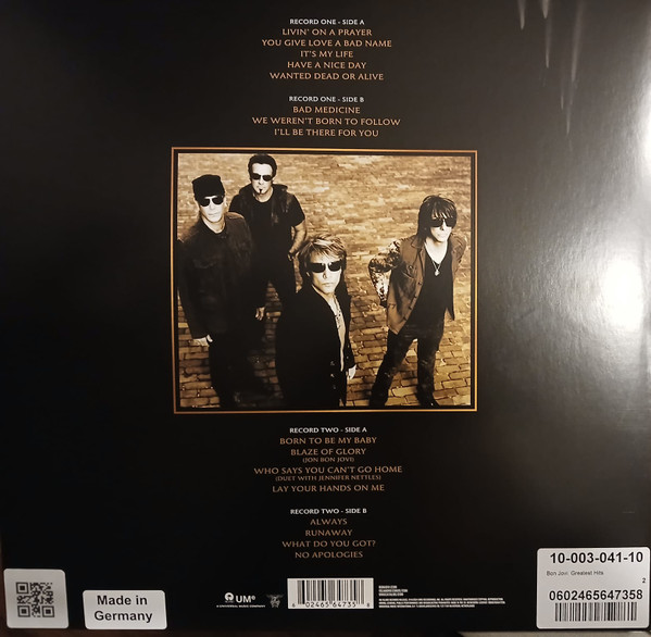 Bon Jovi - Greatest Hits | Universal Music (0602465647358) - 2