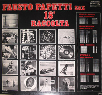 Fausto Papetti - 18a Raccolta | Durium (ms AI 77342) - 2