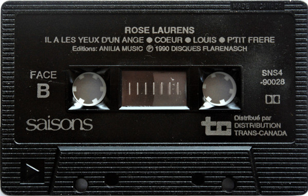 Rose Laurens - J'te Prêterai Jamais | Saisons (SNS4 -90028) - 4