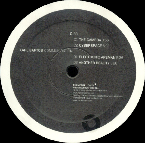 Karl Bartos - Communication | Home Records (HOM 004) - 4 Karl Bartos - Communication | Home Records (HOM 004) - 4