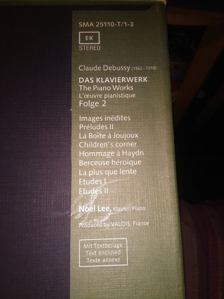 Claude Debussy , Noël Lee - Das Klavierwerk 2 | Telefunken (SMA 25110-T/1-3) - 3