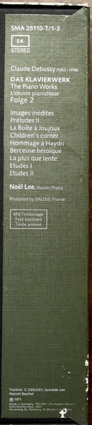 Claude Debussy , Noël Lee - Das Klavierwerk 2 | Telefunken (SMA 25110-T/1-3) - 4