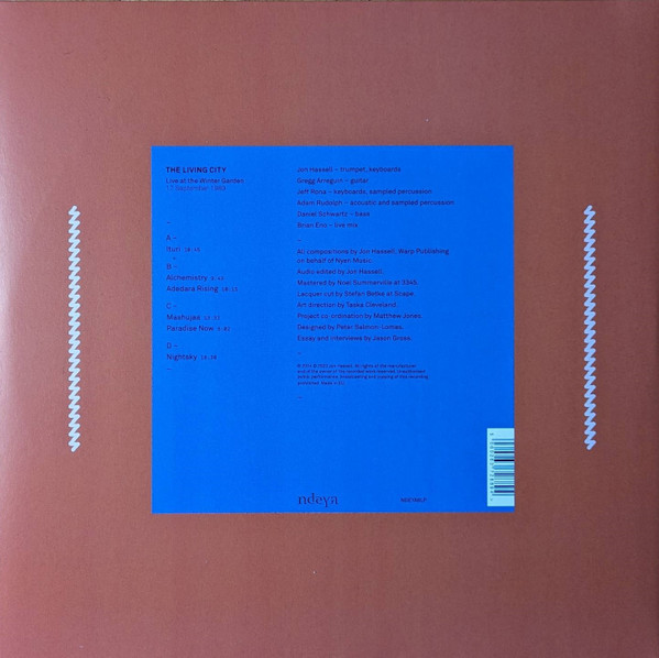 Jon Hassell - The Living City | Ndeya (NDEYA8LP) - 2 Jon Hassell - The Living City | Ndeya (NDEYA8LP) - 2
