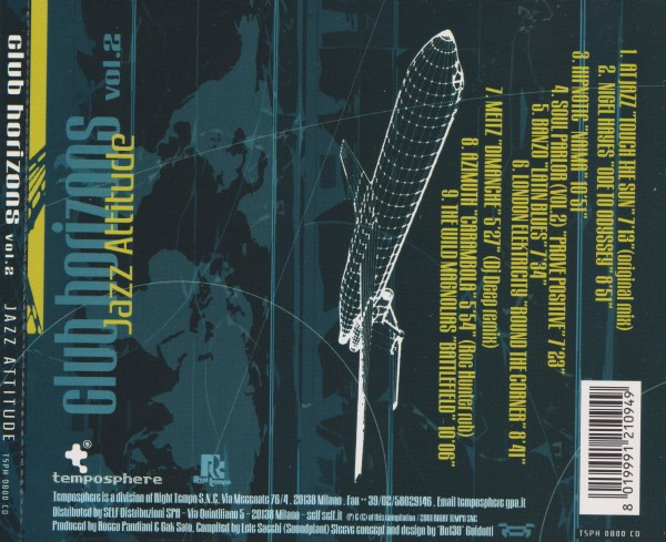 Various - Club Horizons (Vol.2) (Jazz Attitude) | Temposphere (TSPH 0800 CD) - 2 Various - Club Horizons (Vol.2) (Jazz Attitude) | Temposphere (TSPH 0800 CD) - 2