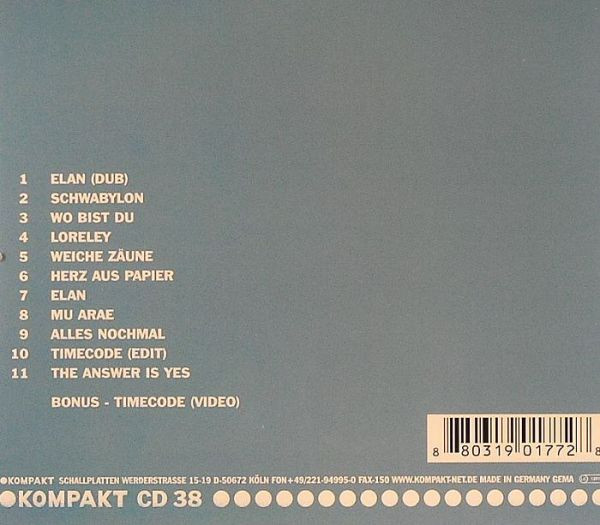 Justus Köhncke - Doppelleben | Kompakt (KOMPAKT CD 38) - 2