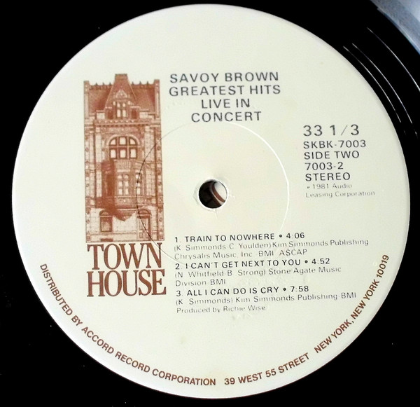 Savoy Brown - Greatest Hits Live In Concert | Town House (SKBK 7003) - 3 Savoy Brown - Greatest Hits Live In Concert | Town House (SKBK 7003) - 3