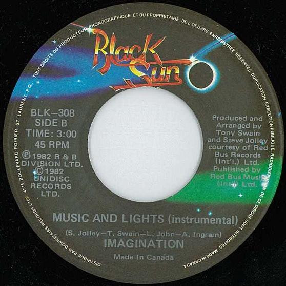 Imagination - Music And Lights | Black Sun (BLK-308) - 2