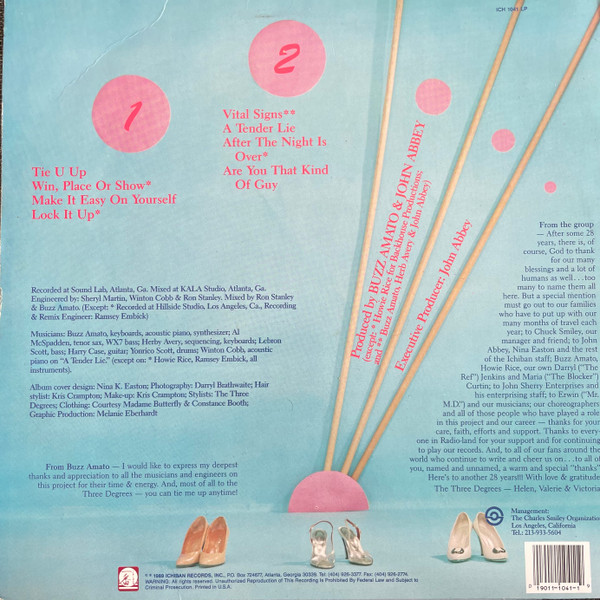 The Three Degrees - ... And Holding | Ichiban Records (ICH 1041) - 2 The Three Degrees - ... And Holding | Ichiban Records (ICH 1041) - 2