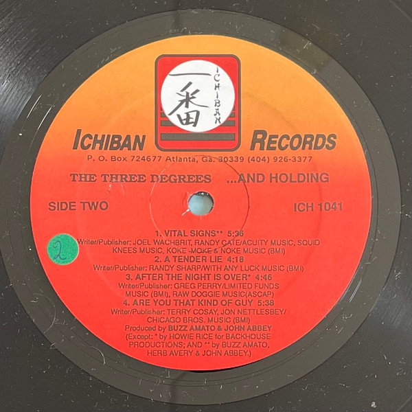 The Three Degrees - ... And Holding | Ichiban Records (ICH 1041) - 4 The Three Degrees - ... And Holding | Ichiban Records (ICH 1041) - 4