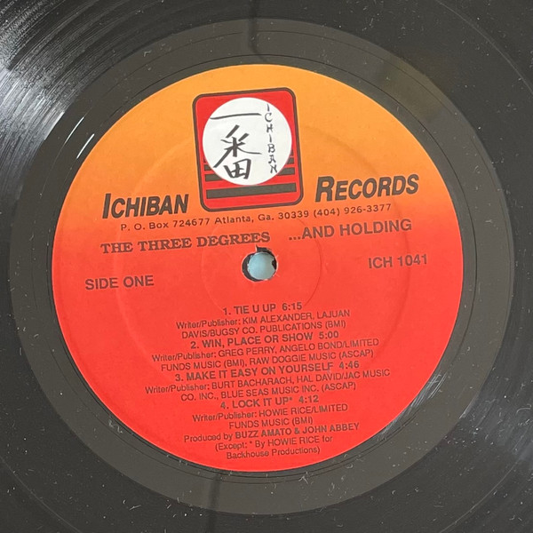 The Three Degrees - ... And Holding | Ichiban Records (ICH 1041) - 3 The Three Degrees - ... And Holding | Ichiban Records (ICH 1041) - 3