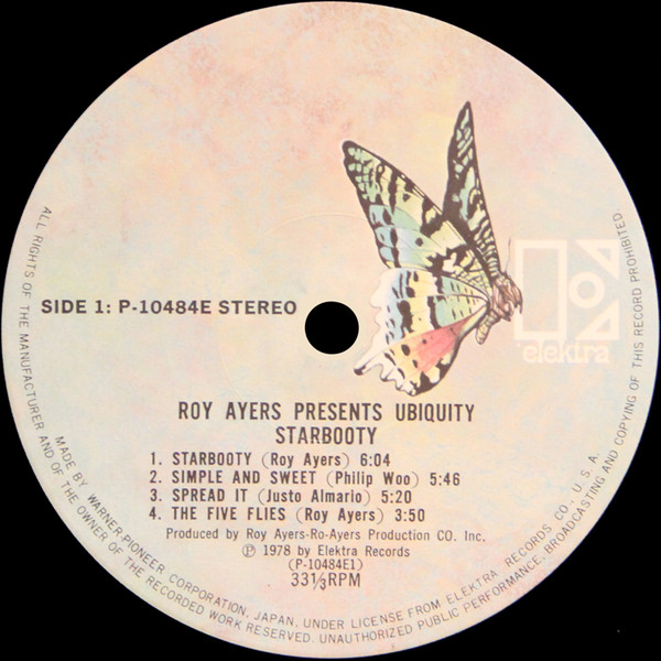 Roy Ayers Presents Ubiquity - Starbooty | Elektra (P-10484E) - 3