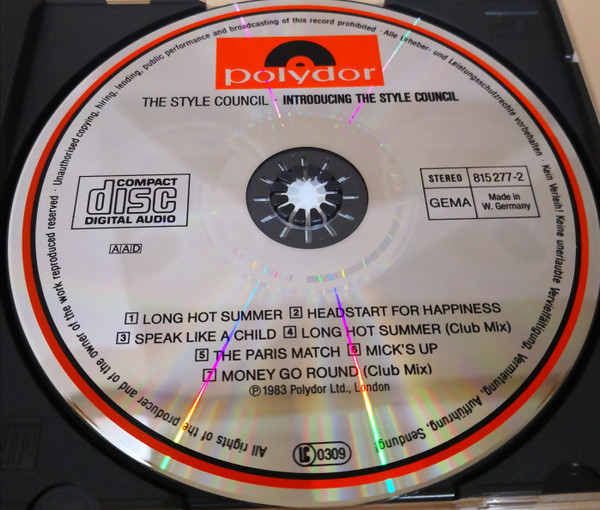 The Style Council - Introducing The Style Council | Polydor (815 277-2) - 3