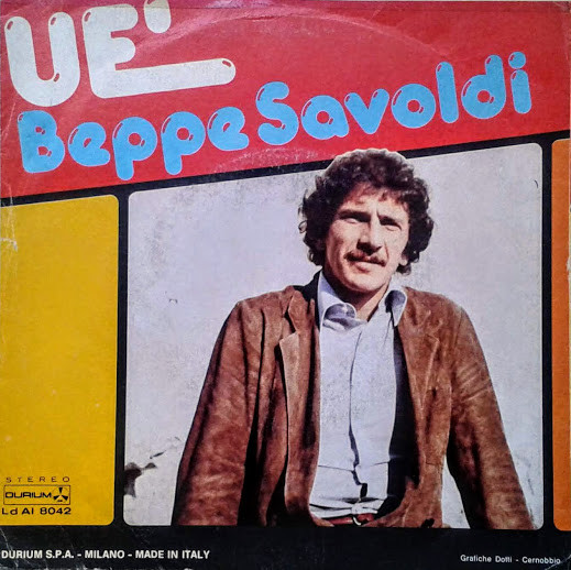 Beppe Savoldi - Uè | Durium (Ld AI 8042) - 2