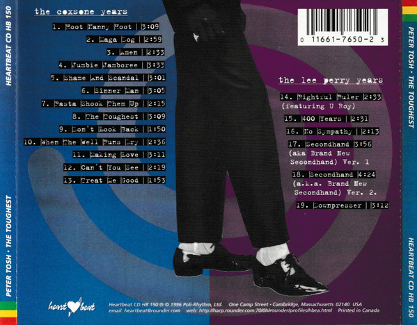 Peter Tosh - The Toughest | Heartbeat Records (CD HB 150) - 2 Peter Tosh - The Toughest | Heartbeat Records (CD HB 150) - 2