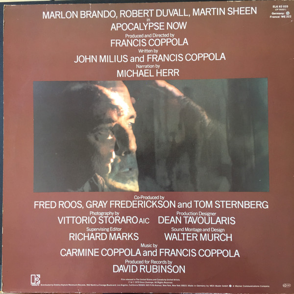 Carmine Coppola & Francis Ford Coppola - Apocalypse Now - Original Motion Picture Soundtrack | Elektra (ELK 62 025) - 2 Carmine Coppola & Francis Ford Coppola - Apocalypse Now - Original Motion Picture Soundtrack | Elektra (ELK 62 025) - 2