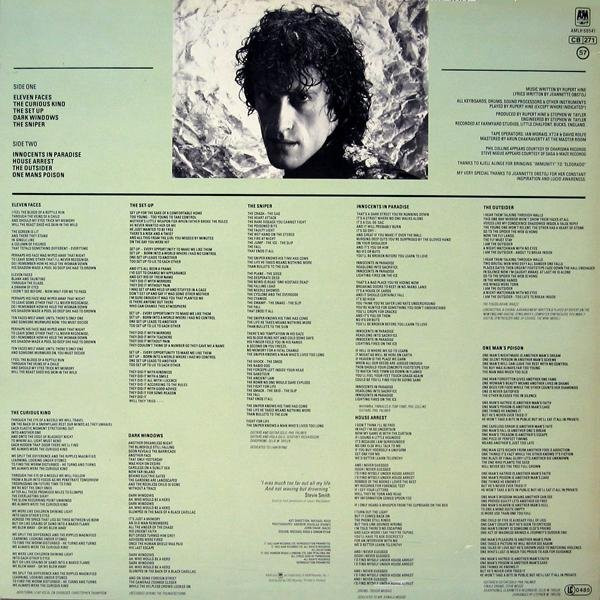 Rupert Hine - Waving Not Drowning | A&M Records (AMLH 68541) - 2 Rupert Hine - Waving Not Drowning | A&M Records (AMLH 68541) - 2