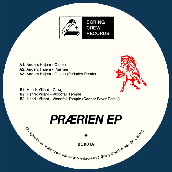 Anders Hajem , Henrik Villard , Perkules , Cooper Saver - Prærien EP | Boring Crew Records (BCR01)