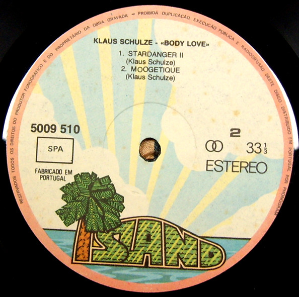 Klaus Schulze - Body Love | Island Records (5009 510) - 4