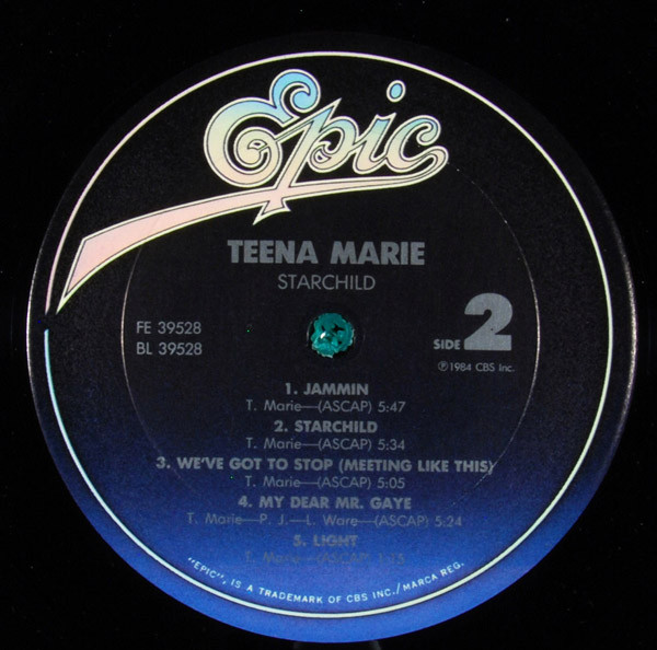 Teena Marie - Starchild | Epic (FE 39528) - 4 Teena Marie - Starchild | Epic (FE 39528) - 4