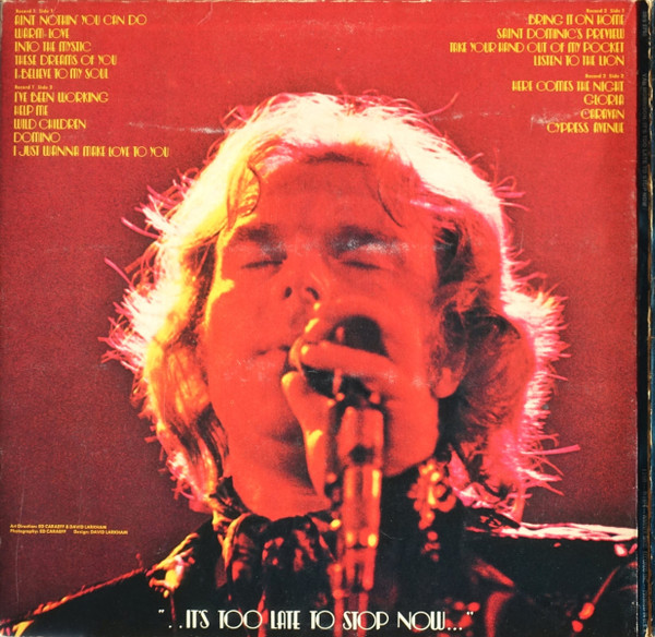 Van Morrison - It's Too Late To Stop Now | Warner Bros. Records (86007) - 2