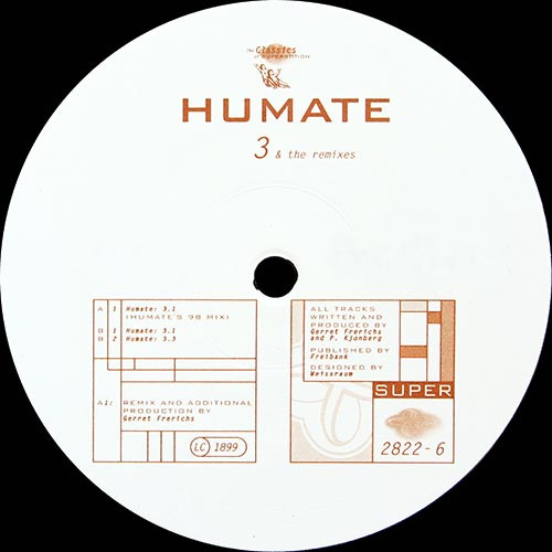 Humate - 3 & The Remixes | Superstition (SUPER 2822-6) - 4