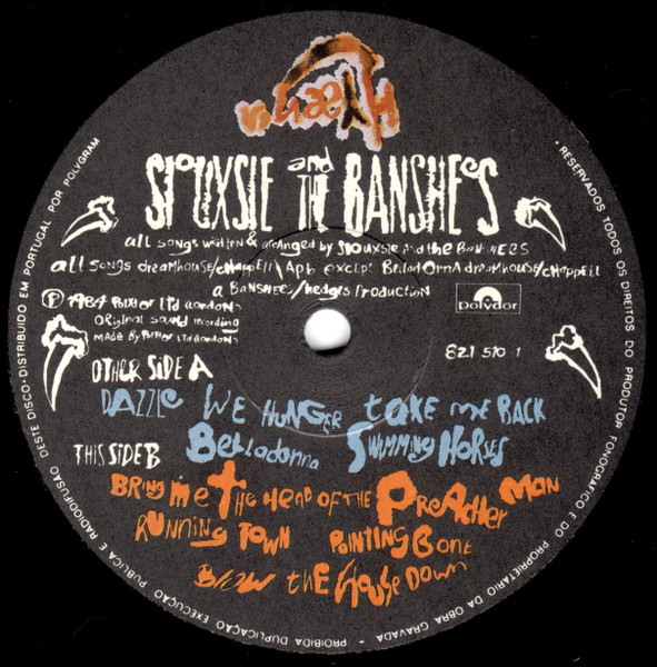 Siouxsie & The Banshees - Hyaena | Wonderland (She hp1) - 4