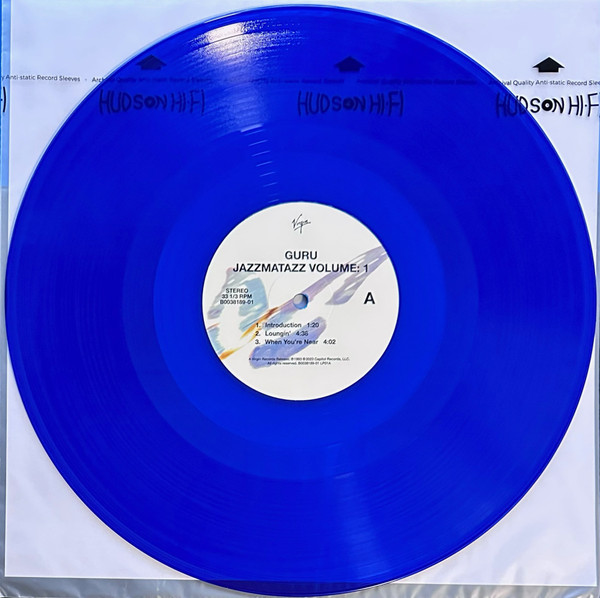 Guru - Jazzmatazz (Volume 1) (2LP - Limited Edition - Cobalt Blue Transparent) [Vinyl] | Virgin (B0038189-01) - 4