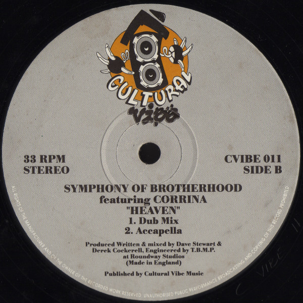 Symphony Of Brotherhood Featuring Corrina Joseph - Heaven | Cultural Vibe Records (CVIBE 011)