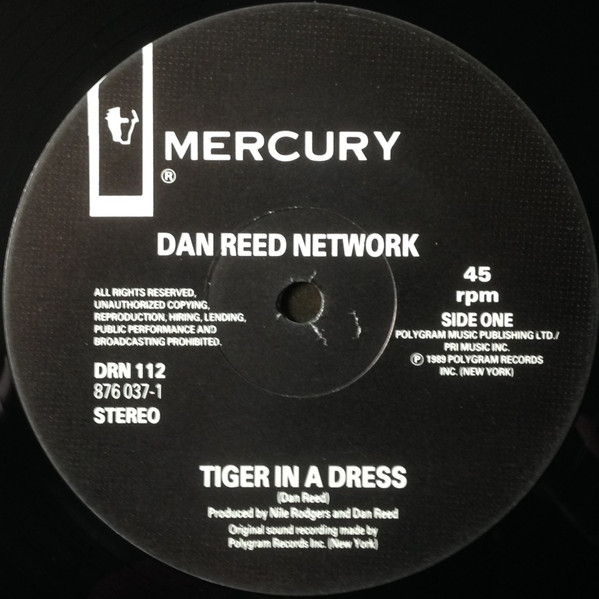 Dan Reed Network - Tiger In A Dress | Mercury (DRN 112) - 3